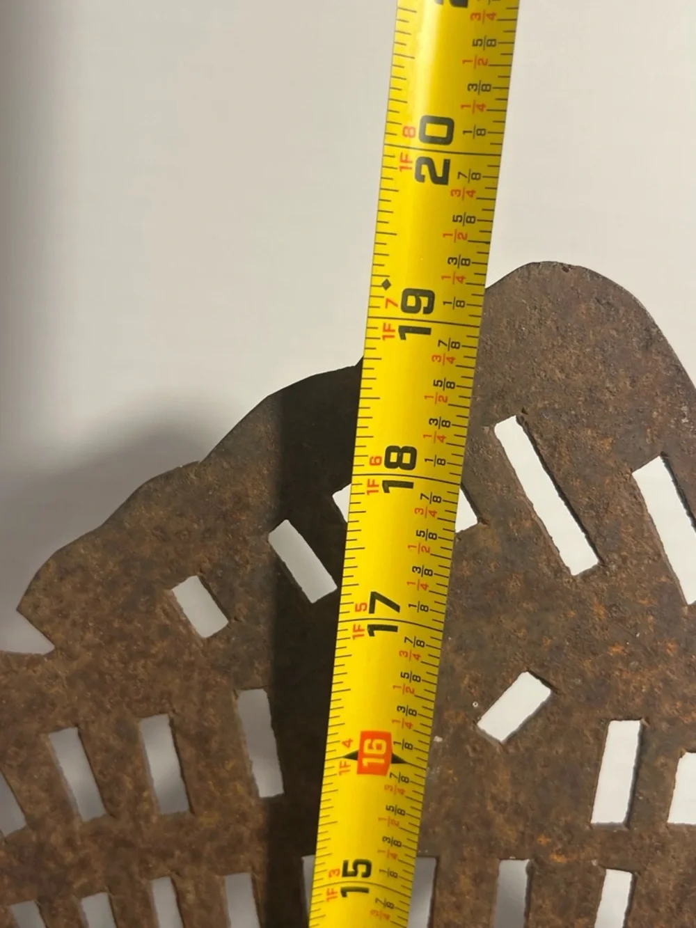 Rustic Brown Metal Fish Garden Stake - Decorative Fish Sculpture